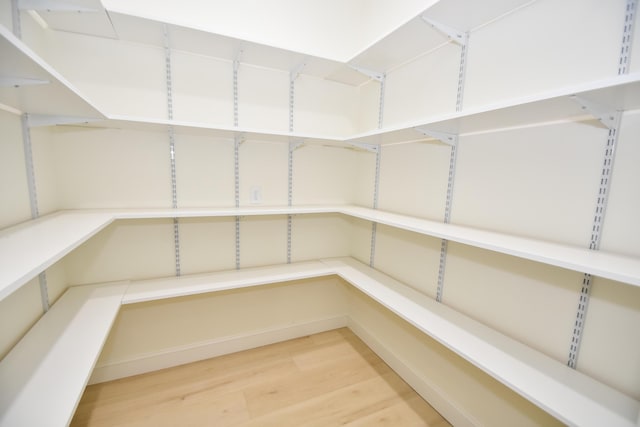 view of storage area