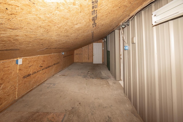 view of attic
