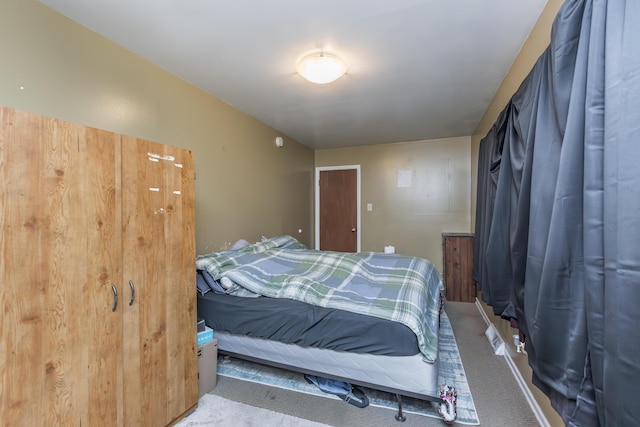 bedroom with carpet flooring