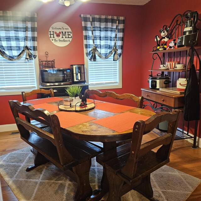 462 New Shiner Hill Rd, Williamsburg, KY 40769 - dining room with wood finished floors and baseboards
