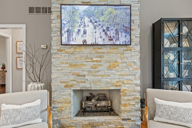 1342 Sugar Maple Ln, Lexington, KY 40511 - detailed view of a stone fireplace