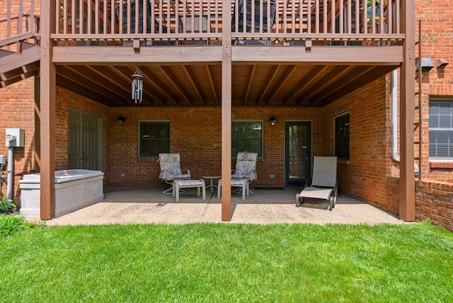 2221 Broadhead Pl, Lexington, KY 40515 - view of patio / terrace featuring a deck