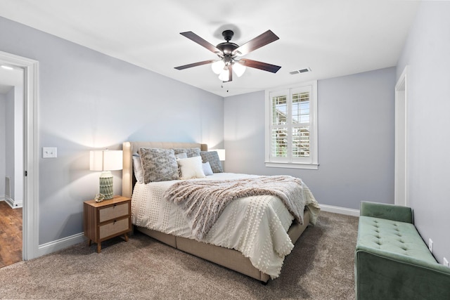 6031 Old S Dr, Richmond, KY 40475 - carpeted bedroom featuring baseboards and a ceiling fan