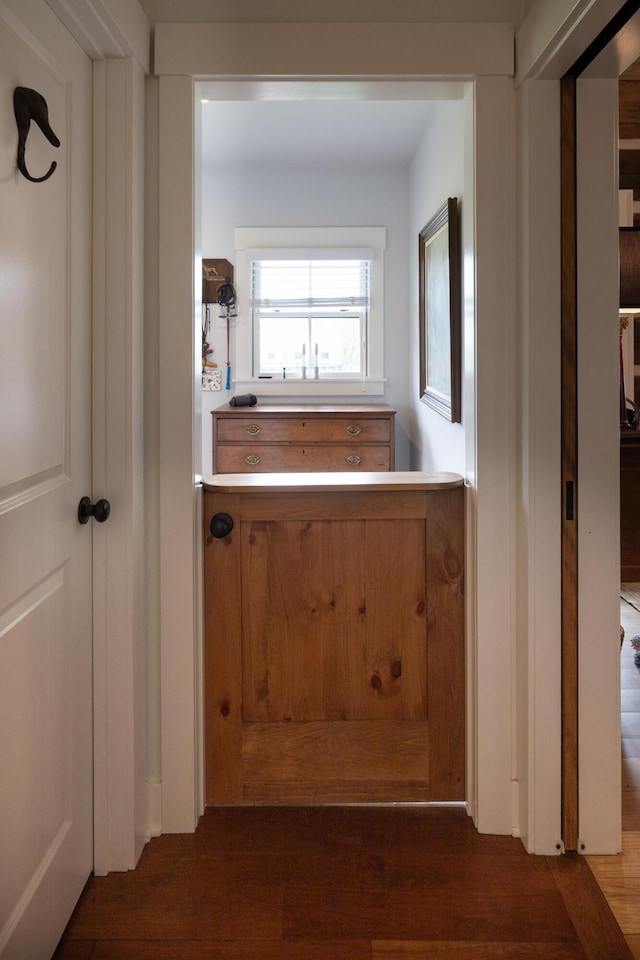 215 Bradley Ln, Lexington, KY 40511 - hallway featuring wood finished floors
