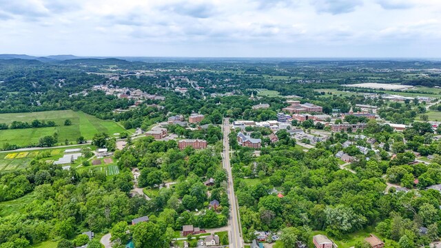 605 Prospect St, Berea, KY 40403 - aerial view of property and surrounding area with a tree filled landscape