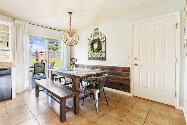 35 Prewitt Place Dr, Somerset, KY 42503 - dining space featuring a chandelier and light tile patterned floors