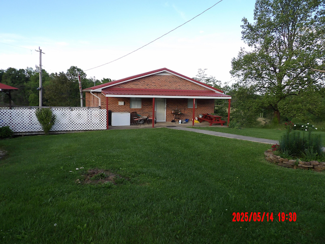 157 Deskins Ln, Frenchburg, KY 40322 - view of front facade featuring brick siding