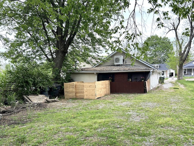 430 Morgan Ave, Lexington, KY 40505 - view of property exterior with ac unit and a lawn