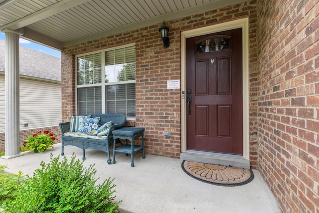 829 Lauderdale Dr, Lexington, KY 40515 - property entrance featuring brick siding and covered porch