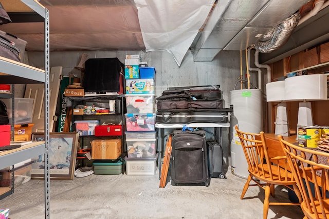 829 Lauderdale Dr, Lexington, KY 40515 - unfinished basement featuring water heater