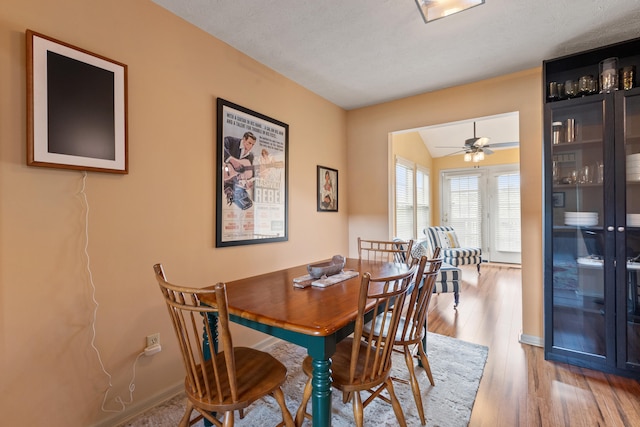 829 Lauderdale Dr, Lexington, KY 40515 - dining space with wood finished floors and ceiling fan