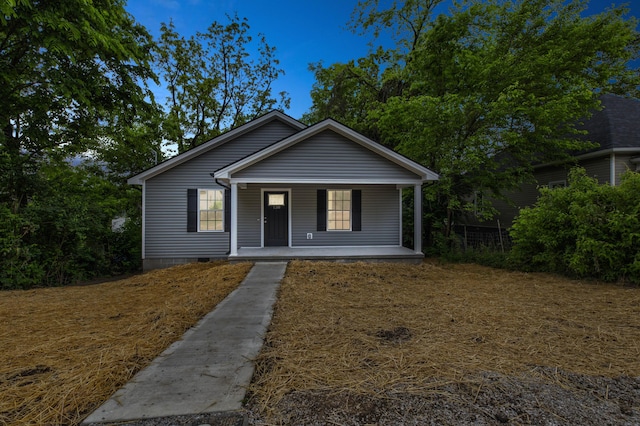 bungalow with a porch