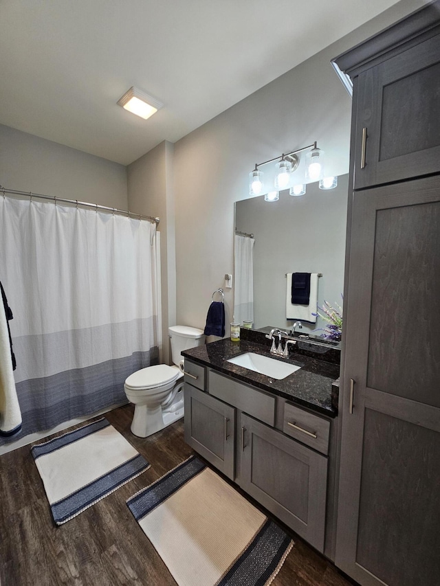 229 Old Station Rd, Frankfort, KY 40601 - full bathroom featuring wood finished floors, toilet, and vanity