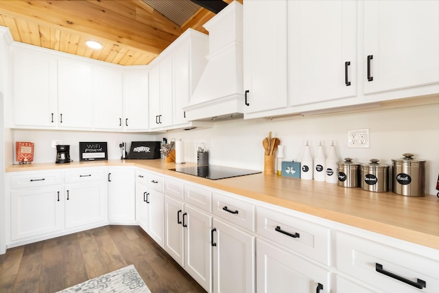 61 Cumberland Cv, Nancy, KY 42544 - kitchen with premium range hood, light countertops, and white cabinetry