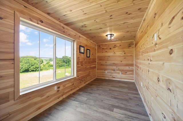 61 Cumberland Cv, Nancy, KY 42544 - spare room featuring wood ceiling, wood walls, and wood finished floors