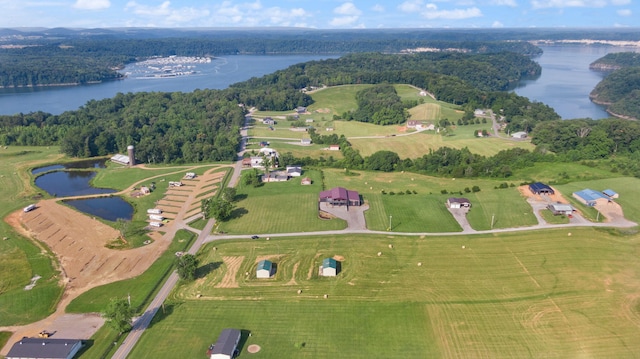 61 Cumberland Cv, Nancy, KY 42544 - aerial view of property's location with a large body of water and a heavily wooded area