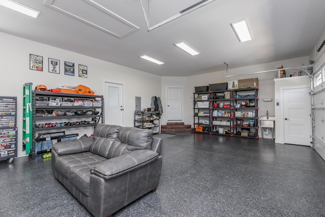 269 Ashley Camp Rd, Harrodsburg, KY 40330 - garage featuring electric panel