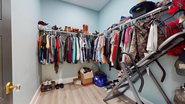 840 A T Dean Rd, Harrodsburg, KY 40330 - walk in closet with wood finished floors