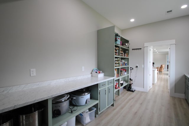 840 A T Dean Rd, Harrodsburg, KY 40330 - office featuring light wood finished floors, recessed lighting, and baseboards