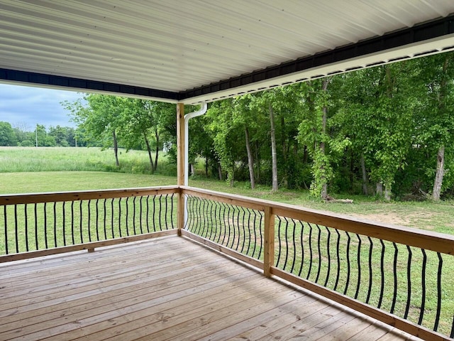 439 Logan Antle Rd, Jamestown, KY 42629 - wooden deck featuring a yard
