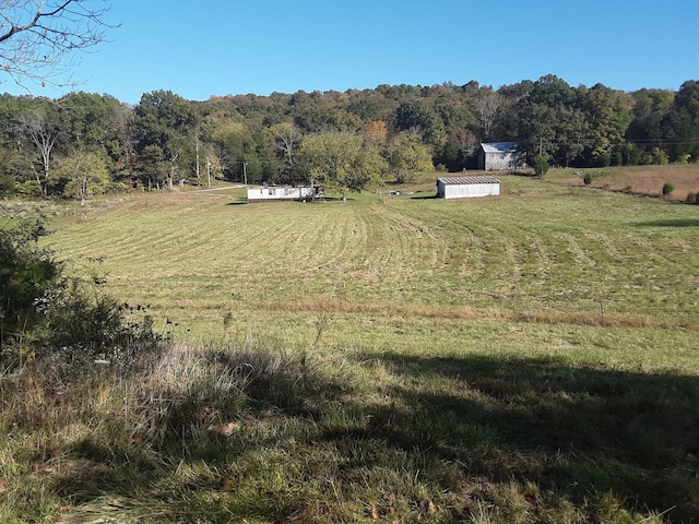 1177 Herrin Ln, Somerset, KY 42501 - overview of rural landscape with a heavily wooded area