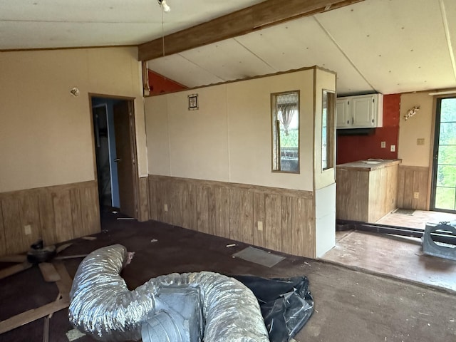 515 Pierce Ln, Frankfort, KY 40601 - living room with a wainscoted wall and wood walls
