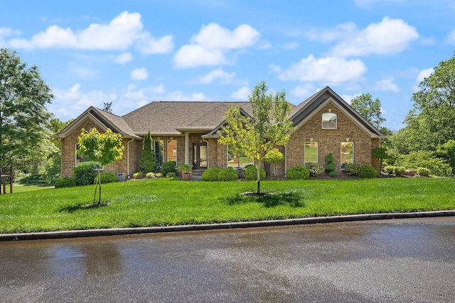 43 Enclave Dr, Somerset, KY 42503 - view of front of home with brick siding and a front yard