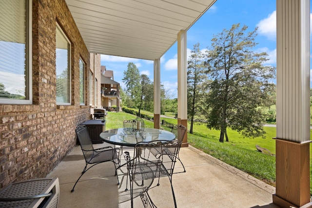 43 Enclave Dr, Somerset, KY 42503 - view of patio / terrace with outdoor dining space