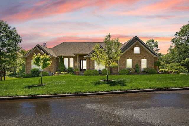 43 Enclave Dr, Somerset, KY 42503 - view of front of home featuring brick siding and a front lawn