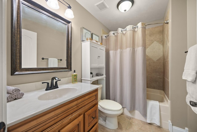 43 Enclave Dr, Somerset, KY 42503 - full bath featuring tile patterned flooring, toilet, vanity, and shower / bath combo