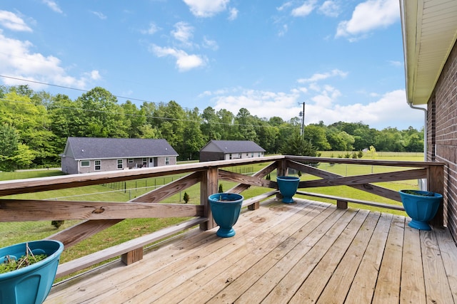 350 Misty Dr, Somerset, KY 42503 - deck featuring a lawn