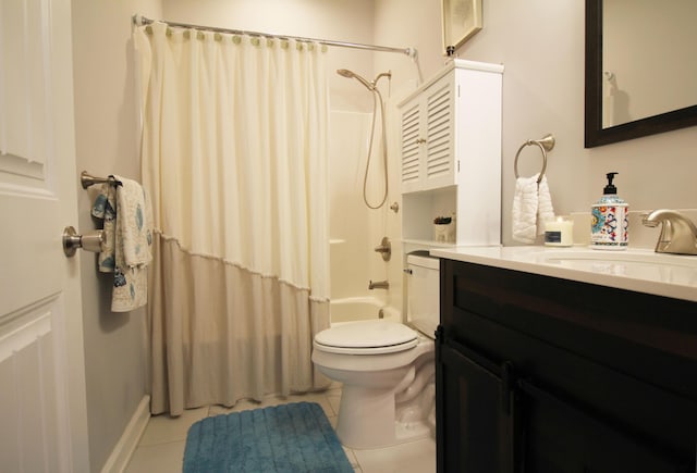 156 Kaydons Way, Somerset, KY 42503 - full bath with vanity, shower / bath combo, toilet, and tile patterned floors