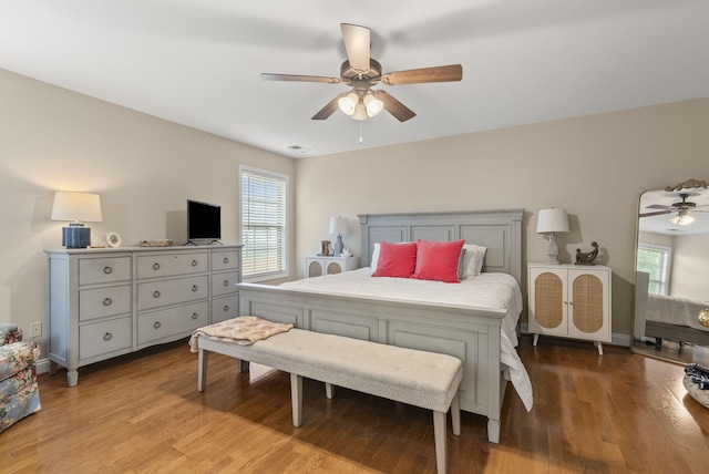 505 Whitfield Dr, Lexington, KY 40515 - bedroom featuring light wood finished floors and ceiling fan