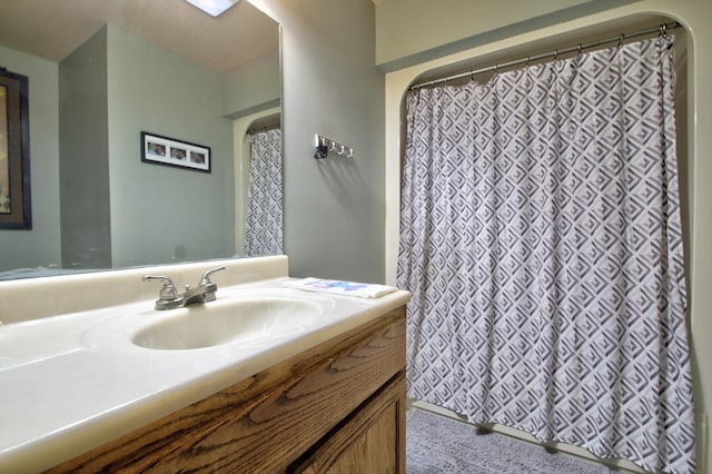 73 Redwood Ln, East Bernstadt, KY 40729 - full bathroom with vanity and curtained shower