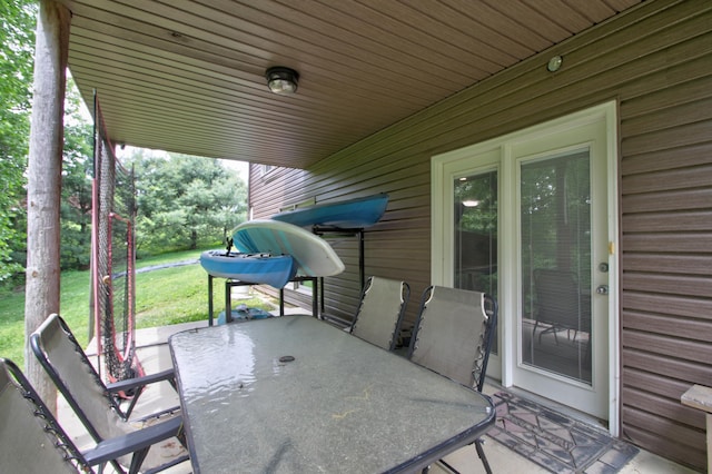 73 Redwood Ln, East Bernstadt, KY 40729 - view of patio / terrace featuring outdoor dining space
