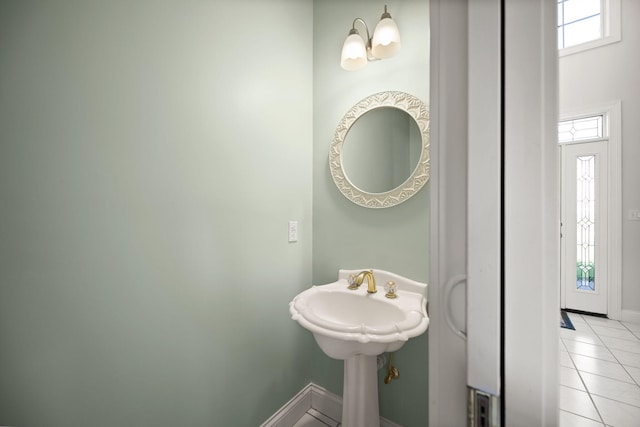 187 Woodside Dr, Somerset, KY 42503 - bathroom featuring tile patterned flooring and baseboards
