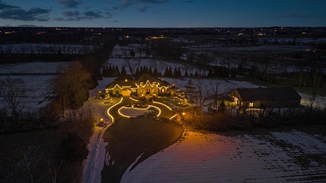 aerial view of property and surrounding area