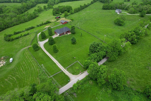 overview of rural landscape featuring a pastoral area