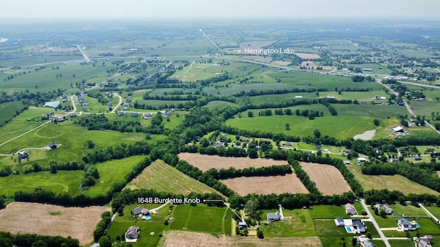 1648 Burdette Knob Rd, Lancaster, KY 40444 - overview of rural landscape with farmland