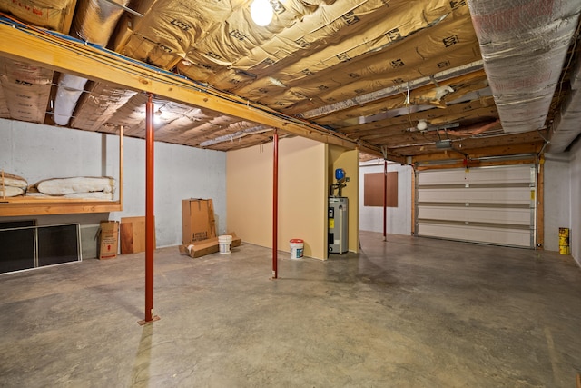 1648 Burdette Knob Rd, Lancaster, KY 40444 - unfinished basement featuring electric water heater