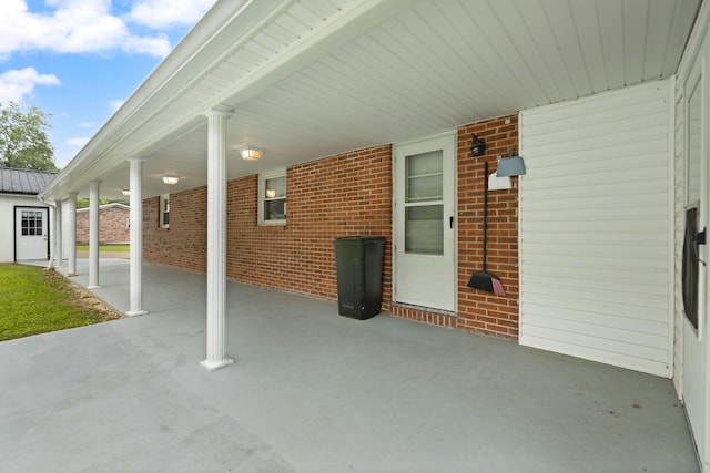 279 Hatton Creek Rd, Stanton, KY 40380 - view of patio / terrace with a carport