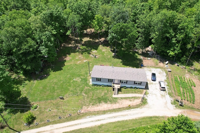 view of subject property