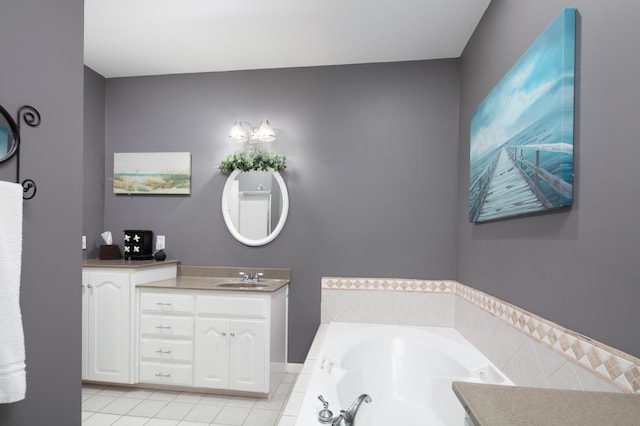 1335 Curtis Pike, Richmond, KY 40475 - full bath featuring vanity, tile patterned flooring, and a bath