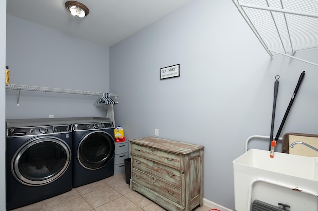 1335 Curtis Pike, Richmond, KY 40475 - laundry room featuring washer and dryer and light tile patterned flooring
