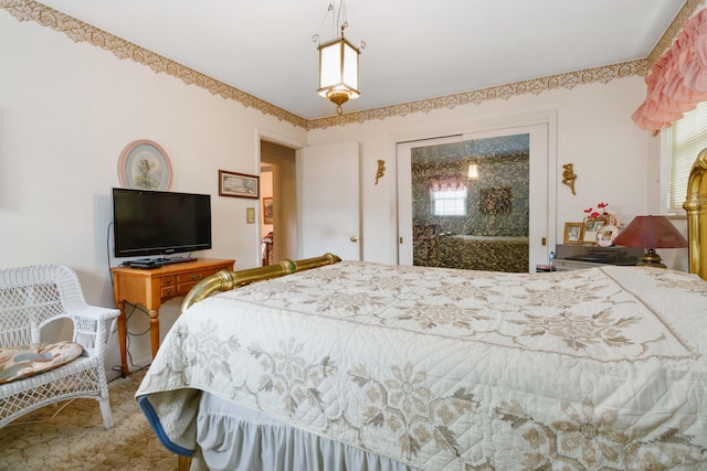 301 Vaught St, Somerset, KY 42501 - carpeted bedroom with access to exterior