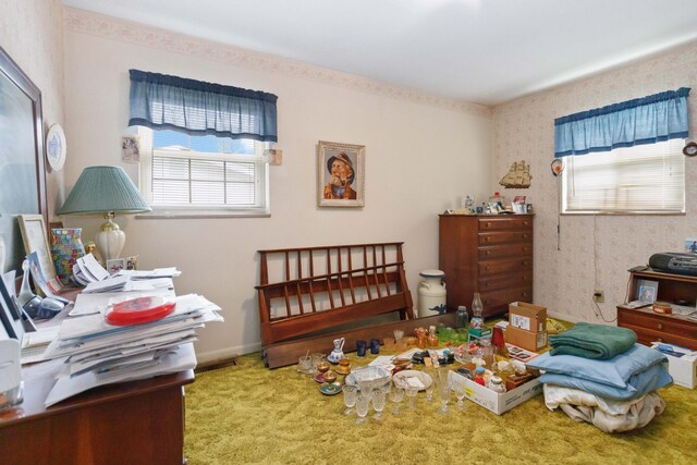 301 Vaught St, Somerset, KY 42501 - bedroom with wallpapered walls