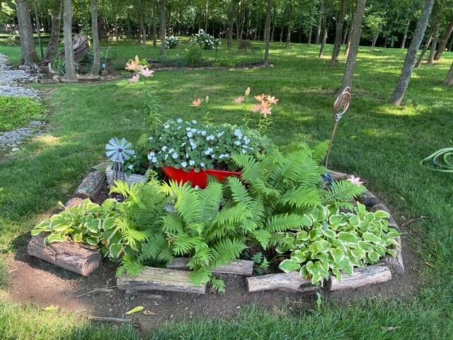 103 Farmview Way, Georgetown, KY 40324 - view of green lawn featuring a garden