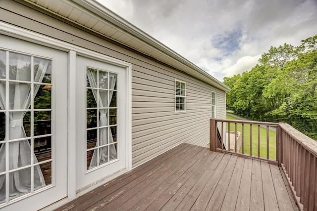 44 Gwinn Island Cir, Danville, KY 40422 - view of wooden terrace