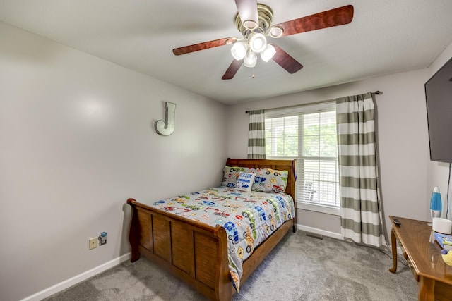 44 Gwinn Island Cir, Danville, KY 40422 - carpeted bedroom featuring baseboards and ceiling fan