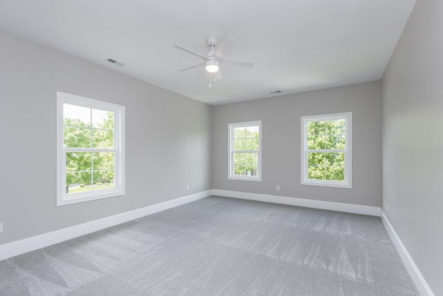 2269 Savannah Ln, Lexington, KY 40513 - carpeted spare room featuring ceiling fan and baseboards